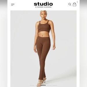 🍩HP!🍩Brandon Blackwood Ribbed Flared Pant